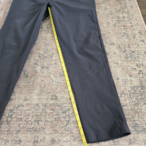 Lululemon ABC Slim-Fit Pant Casual Dress Pants 32" Warpstreme Size 34 Dark Gray - Picture 3 of 9